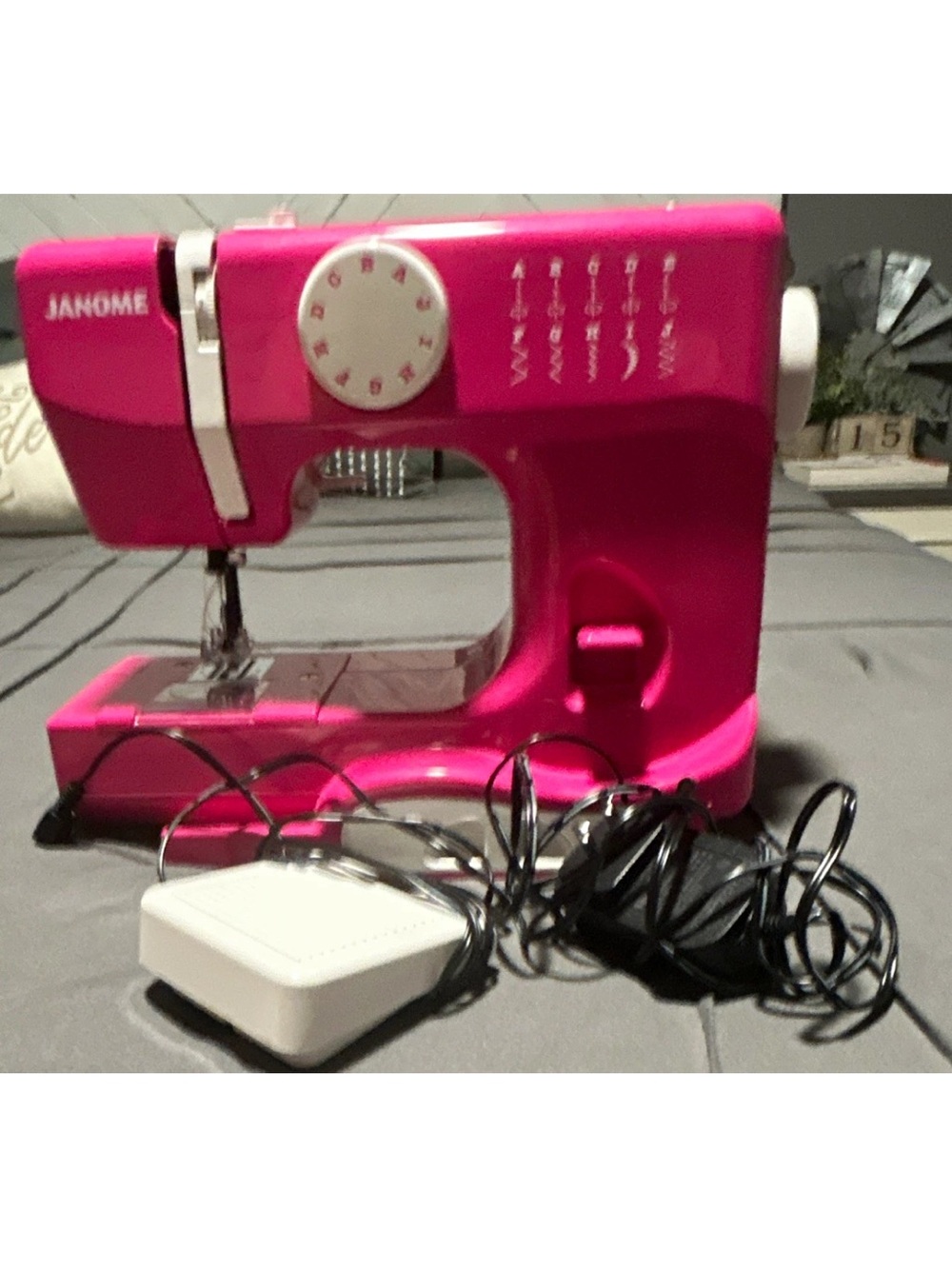 Janome Tickled Pink Mini Electric Sewing Machine- Portable Sewing for Beginners